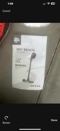 Dirt Devil vacuum