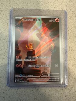Charmander 168/165 Pokemon Sv: Scarlet & Violet 151 Holo Illustration Rare