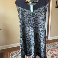 41Hawthorne Navy Sweater Dress Brand New W tag