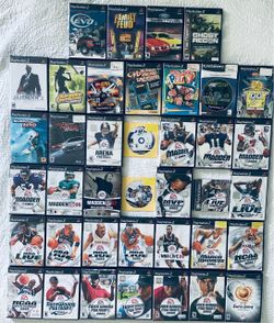PS2 Game Lot – 35+ Titles w/1 PlayStation Game