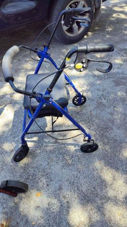 Walker With Hand Brakes Like New