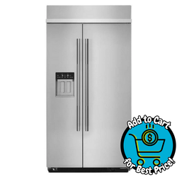 RISE™ 42" Built-In Side-By-Side Refrigerator with External Ice and Water Dispenser