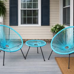 Acapulco Chair 3-pc Set Patio Furniture Clearance Sale
