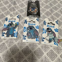 Disney Paris Stitch Pins 