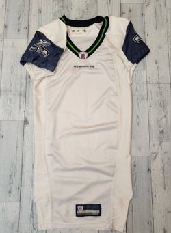 RARE Seattle Seahawks Team Issued Reebok Jersey Blank NFL Men 44+4