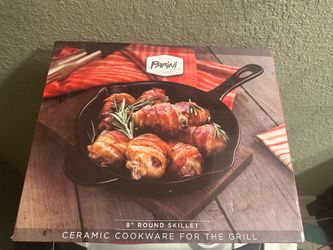 Parini Glazed Ceramic 8" Round Skillet – New in Box