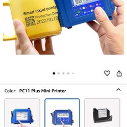 Mini Inkjet Printer For Flat And Curved Surfaces