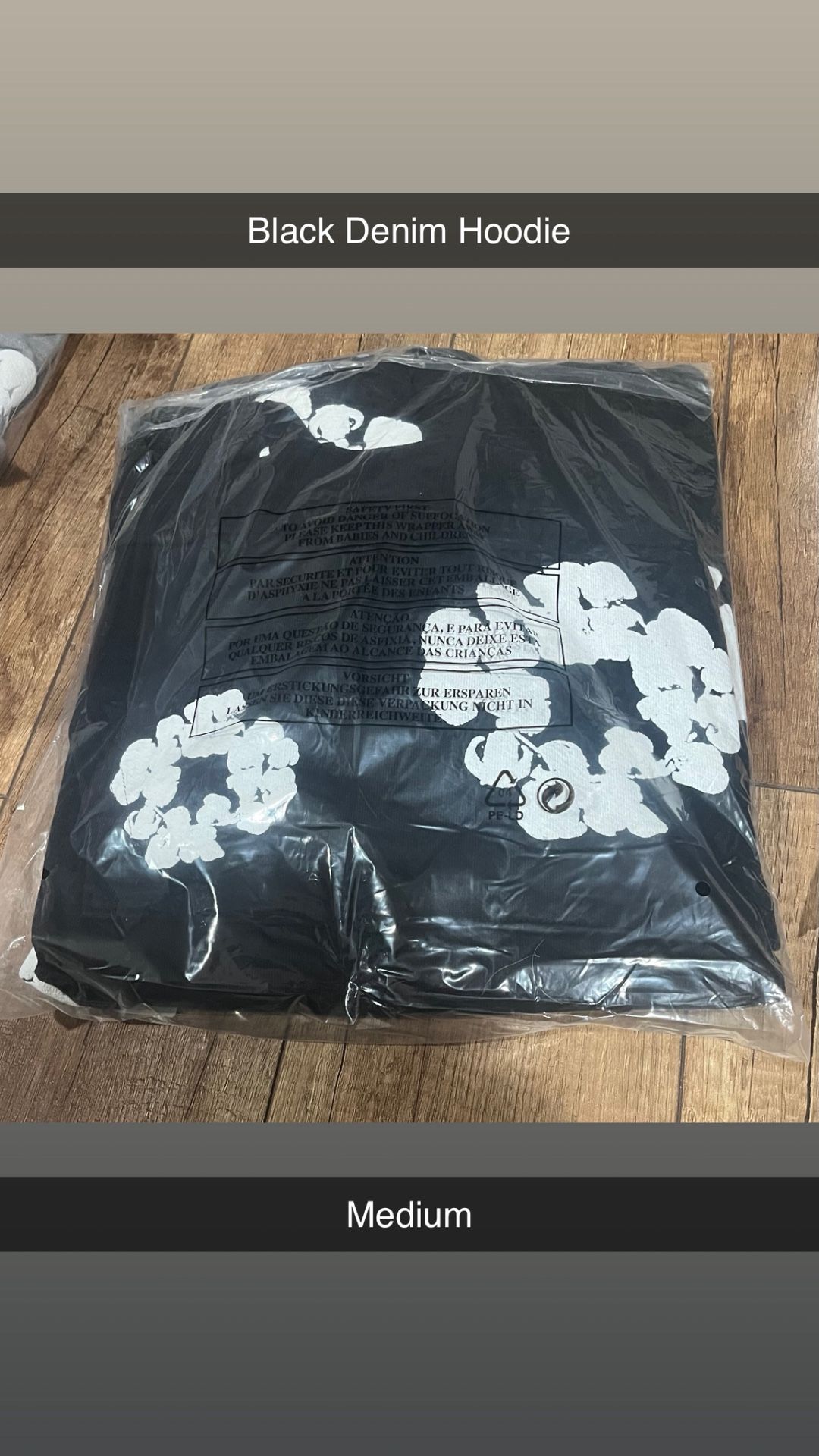 Black Denim Tears Hoodie