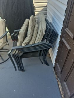 Backyard chairs