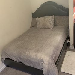 QUEEN BED FRAME -Grey  200obo!!!