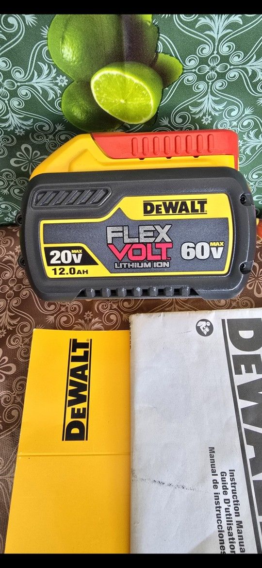 DEWALT
FLEXVOLT 20V/60V MAX Lithium-Ion 12.0Ah Battery pack