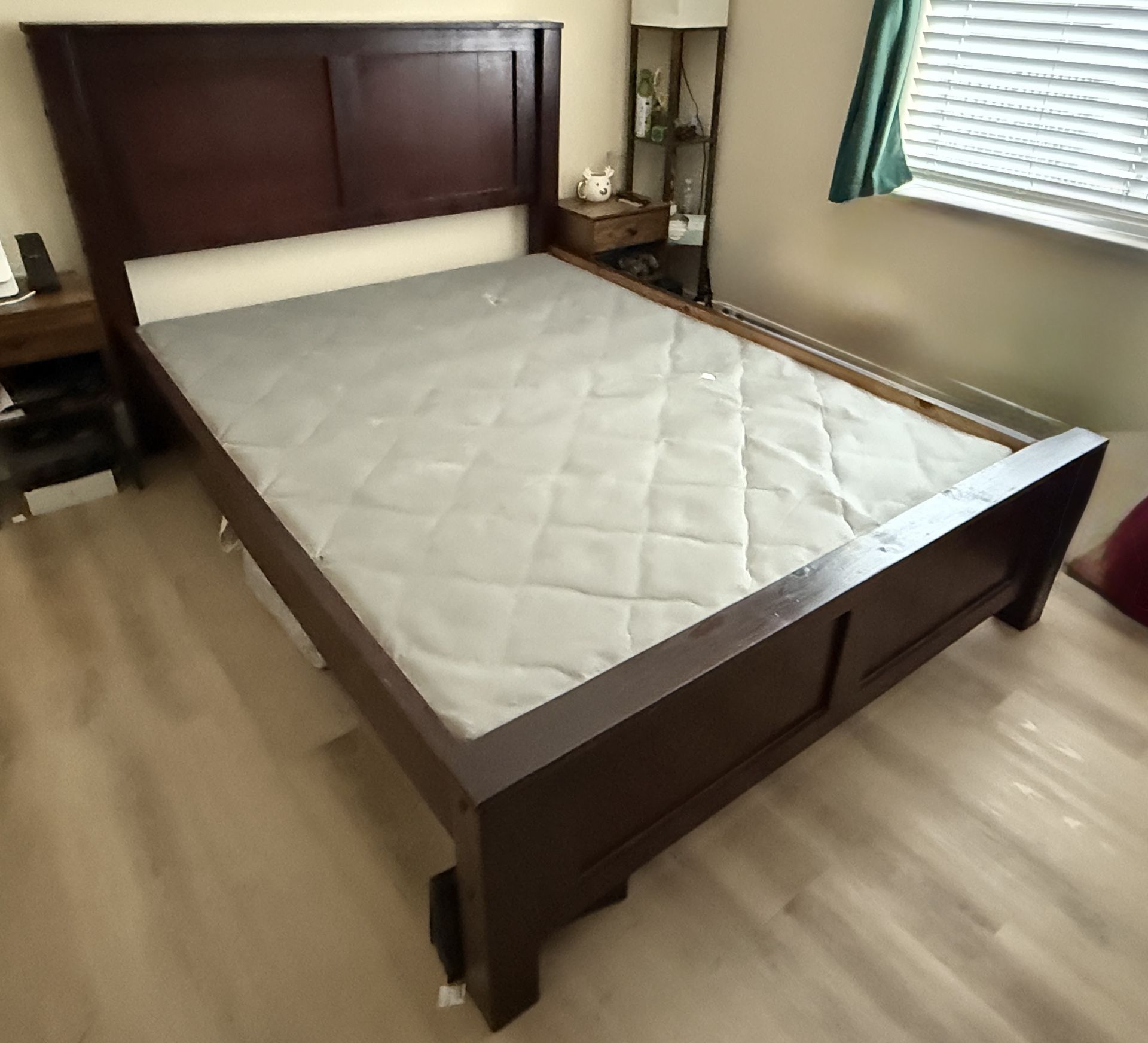 Queen Bed frame Real Wood
