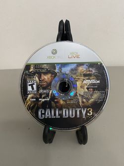 Microsoft Xbox 360 Call of Duty 3 2006 Game