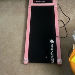 Pink Walking Pad Treadmill
