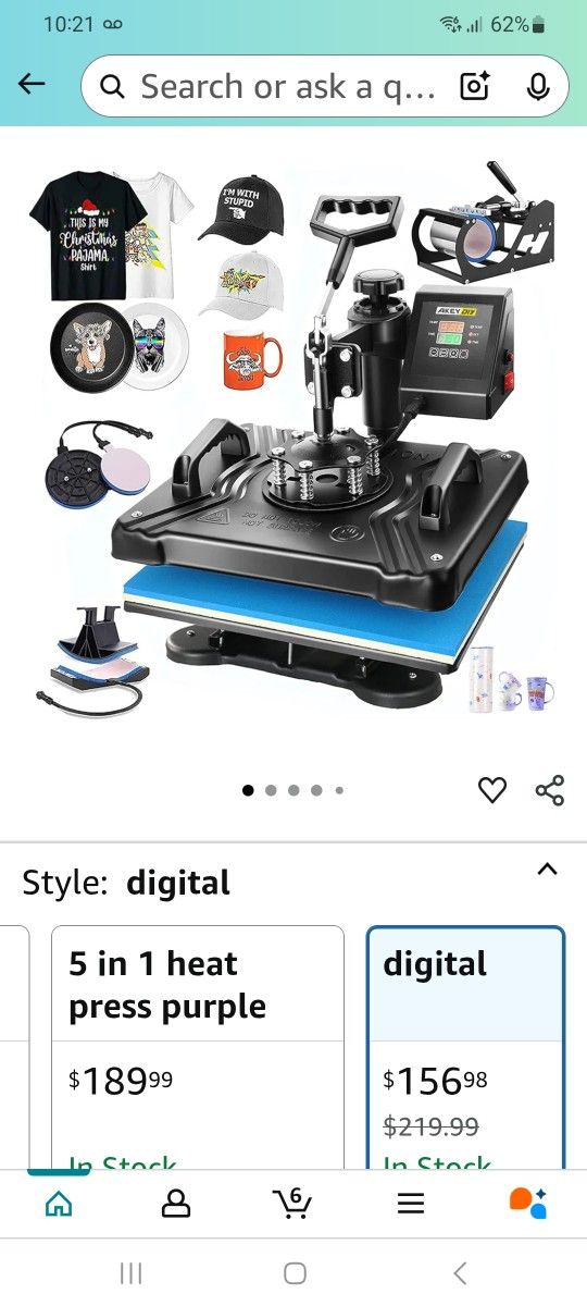 T SHIRT PRESS MACHINE 5 IN 1
