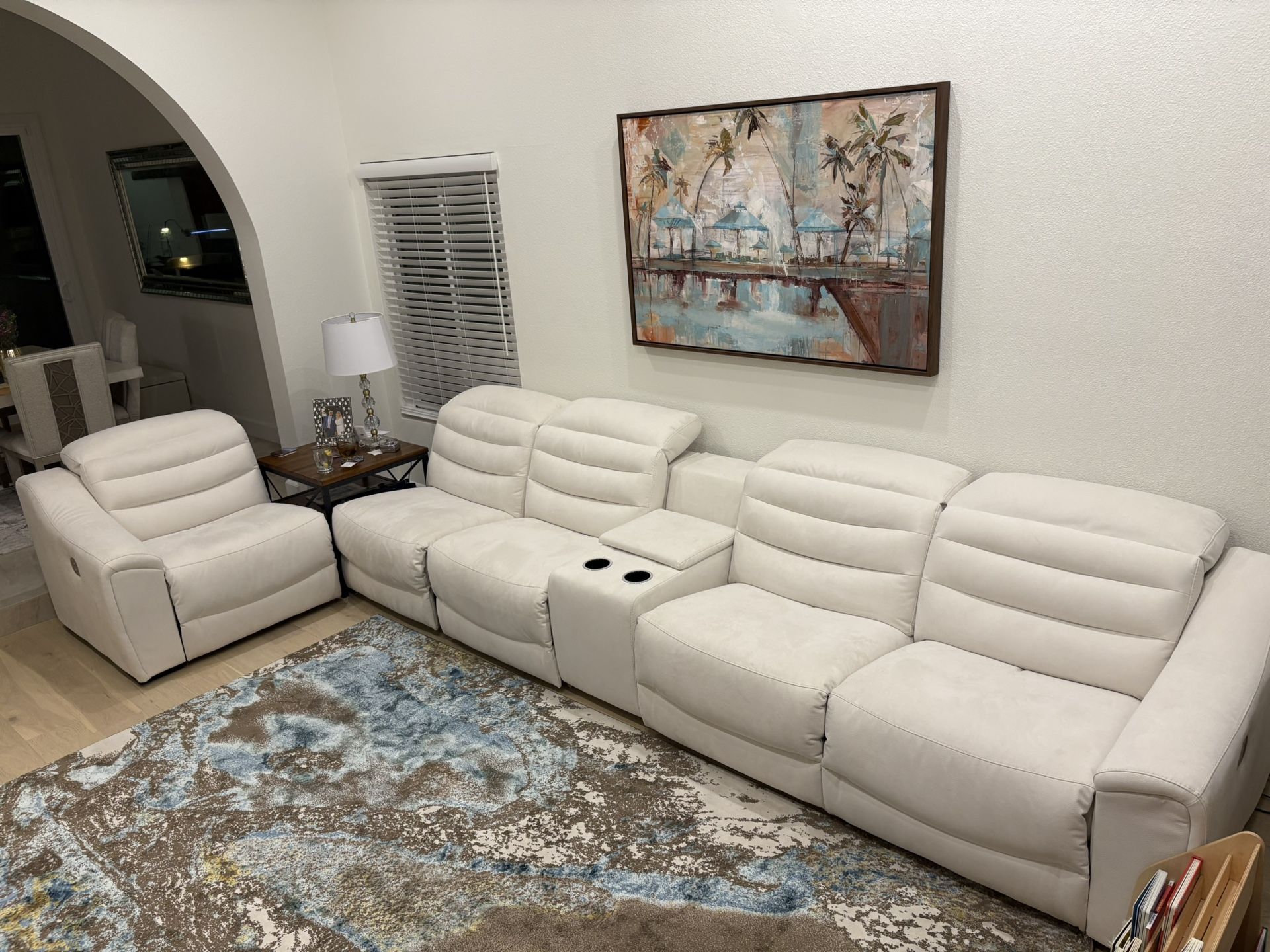 Ashley Next Gen Gaucho Power Reclining Sectional 5-piece