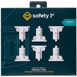 Safety 1st - Secure-To-Explore Adhesive Cabinet Locks Baby Proofing, Child Proof