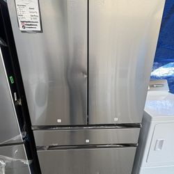 Samsung Bespoke 4 Door Refrigerator In Stainless Steel
