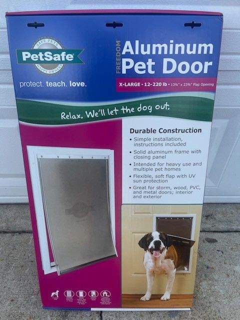 🔥 Brand New PetSafe Aluminum Pet Door XL – Only $60! 🔥