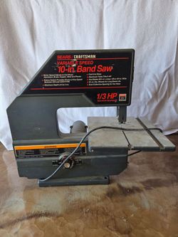 Craftsman 10-in Variable Speed Band Saw