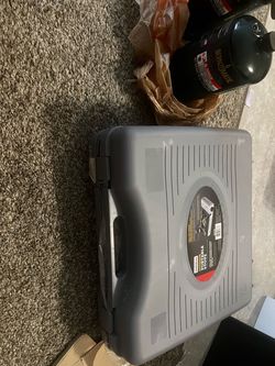 Portable stove including gas