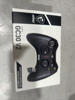 MSI Force GC30V2 Wireless Gaming Controller Dual Vibration Motors Dual Connect