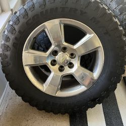 Set Of Rims And Tires