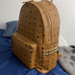 Brown Medium MCM Backpack