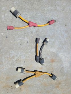 Twist lock "Y's" and adapters