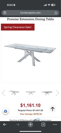 Premier Extension Dining Table