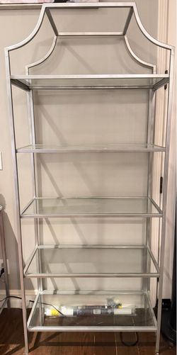 Book shelf with glass shelf’s