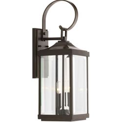 Progress Lighting - P560022-020 - Gibbes Street - Outdoor Light - 2 Light in New Traditional and Transitional style - 7 Inches wide by 21.75 Inches hi