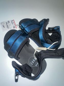 Zara Kids Blue Sport Sandals | Adjustable Hook & Loop | New with Tags