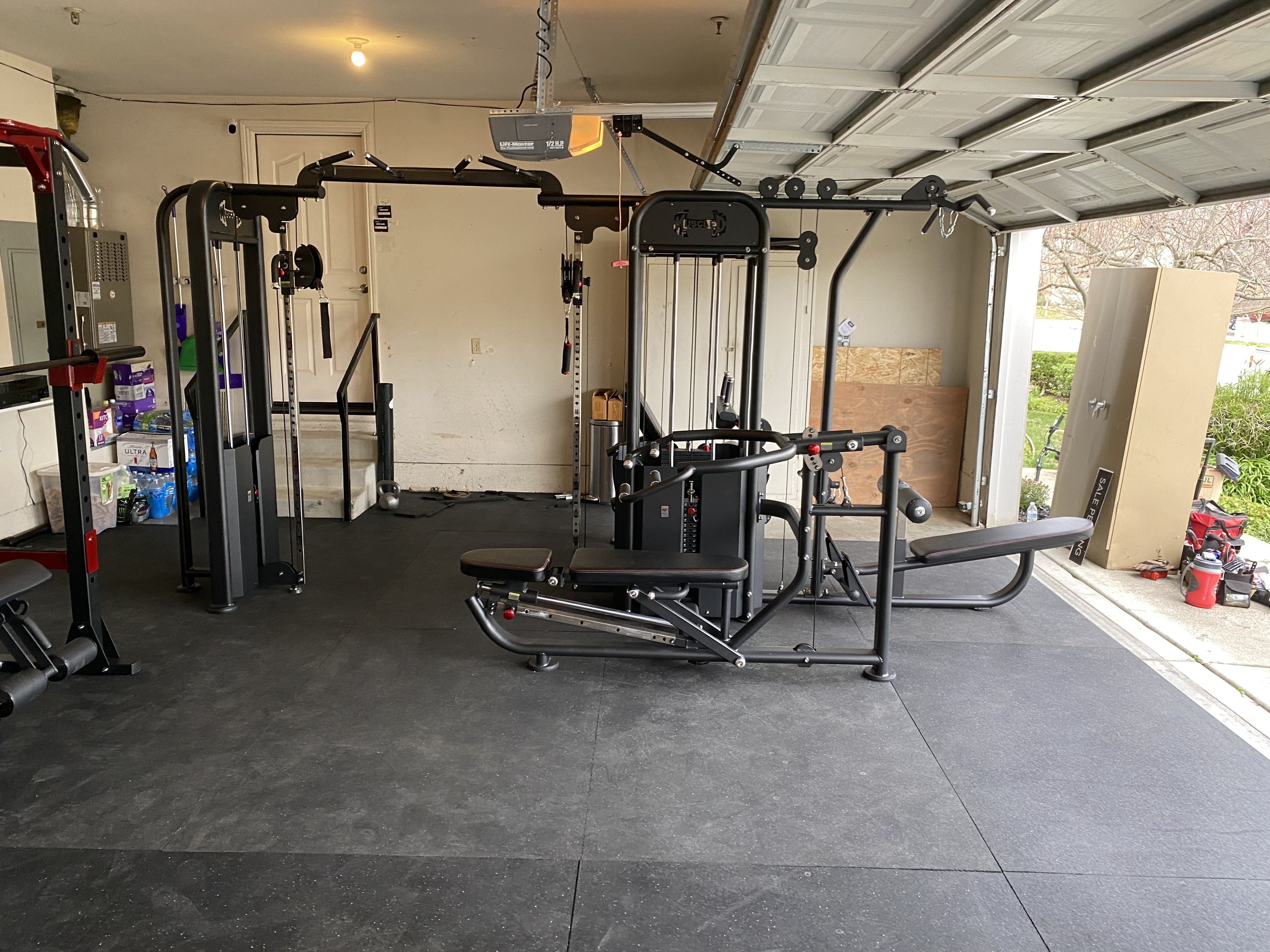WOW- GYm/Home GYm-5 Stack Megatron Compact Multi-Gym - Lat Pull, Low Row, Bench Press, Lat Pull, Leg Ext / Curl
