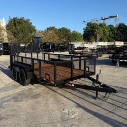 Worldwide 6 × 12 Utility Trailer 7k
