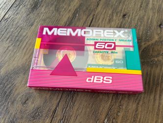 MEMOREX  dBX 60   Blank Cassette Tape   NEW / SEALED