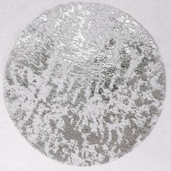 Lot of 15 Packs (90 Total) Dual-Sided Gold & Silver Foil Placemats – 13” Round Textured Metallic Table Mats – Party, Wedding, or Holiday Décor