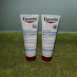 2 Eucerin Itch Soothing Cream 8oz