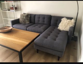 Crate And Barrel Petrie Sectional