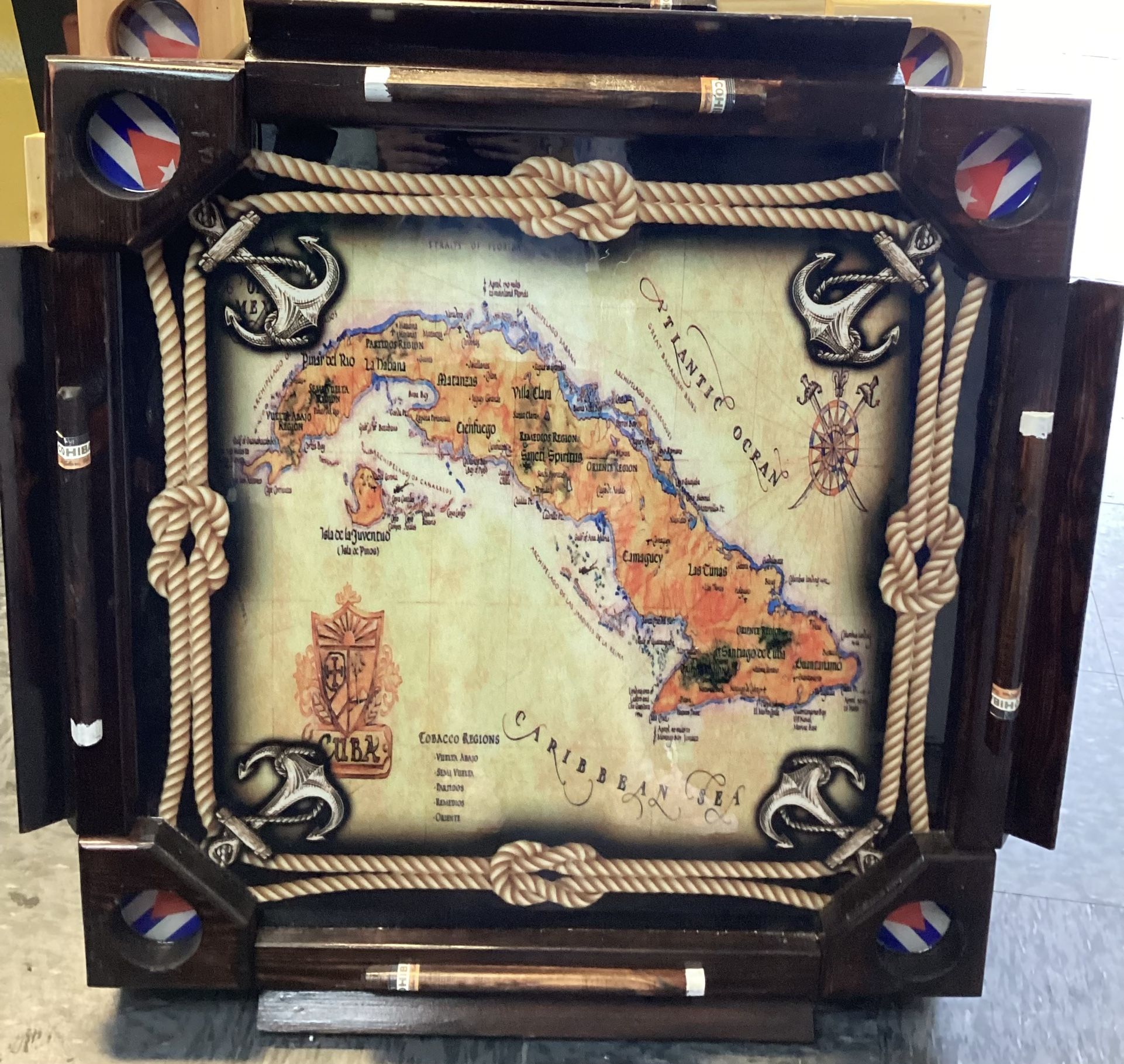 Cuban Themed Domino Table - Mesa De Domino Cubano