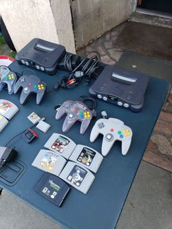 Nintendo N64 Combo 2 Consoles. All memory. All controllers. All 11 Games. & extra extra stuff. $550!! Or trade are welcome