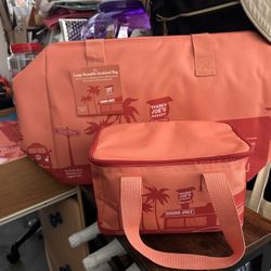 Trader Joe’s Peach Cooler Tote Set