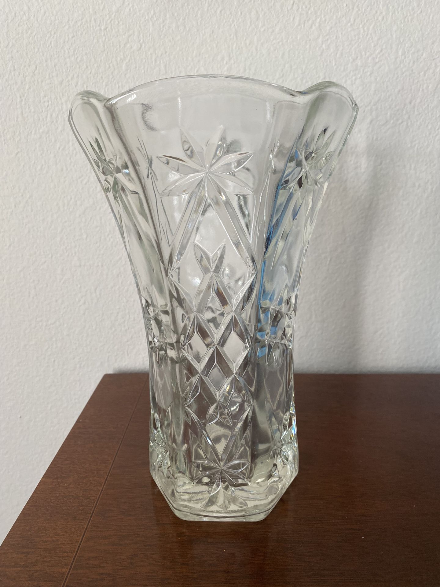 Beautiful Cut Glass Vase