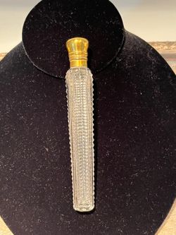 Antique Cut crystal perfume bottle