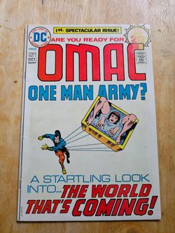 Omar One Man Army #1 1974, good shape