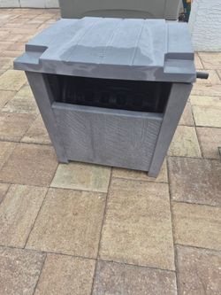 Outdoor Resin Hose Hideaway Storage Box