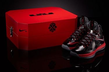 Nike LeBron X shoe box