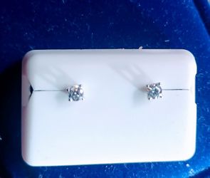 .25ctw GENUINE MOISSANITE STUDS