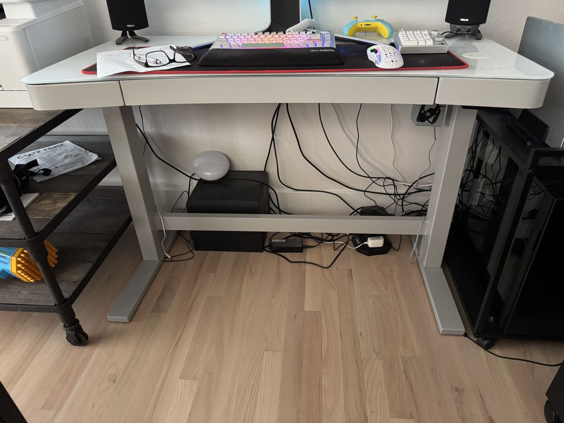 Tresanti Coastal Height Adjustable Desk
