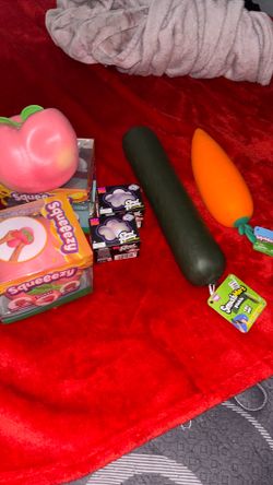 squishys clouds peach pickle carrot